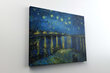 Reproduktsioon „Tähistaevas Rhône'i kohal“ (Vincent Van Gogh), 40x60 cm цена и информация | Seinapildid | kaup24.ee