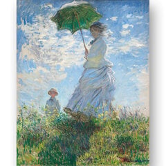 Reproduktsioon "Naine päevavarjuga" (Claude Monet), 30x40 cm. hind ja info | Seinapildid | kaup24.ee
