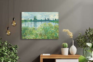 Reproduktsioon „Seine'i kallas“ (Claude Monet), 30x40 cm hind ja info | Seinapildid | kaup24.ee