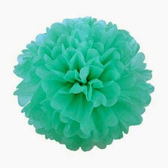 Pom pom pall 35 cm, värv: roheline (011-0333) 6853 hind ja info | Peokaunistused | kaup24.ee