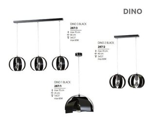 Emibig светильник Dino 1 цена и информация | Потолочный светильник, 38 x 38 x 24 см | kaup24.ee