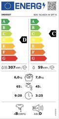 Indesit BDE761483XWSPTN цена и информация | Стиральные машины | kaup24.ee