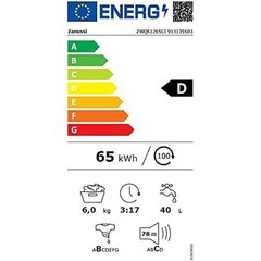 Zanussi ZWQ61265CI цена и информация | Стиральные машины | kaup24.ee