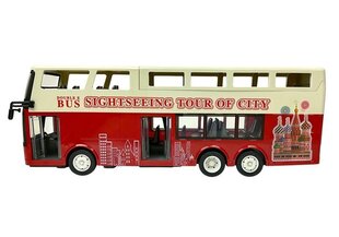 Радиоуправляемый двухэтажный автобус на радиоуправлении, красный цвет цена и информация | Игрушки для мальчиков | kaup24.ee