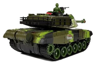 Raadio teel juhitav tank War Tank, roheline/must цена и информация | Игрушки для мальчиков | kaup24.ee