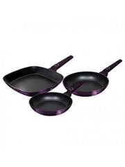 Berlinger Haus  набор сковородок Purple Eclipse, 3 части цена и информация | Cковородки | kaup24.ee