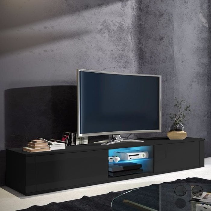 TV laud Elegant LED, must цена и информация | TV alused | kaup24.ee