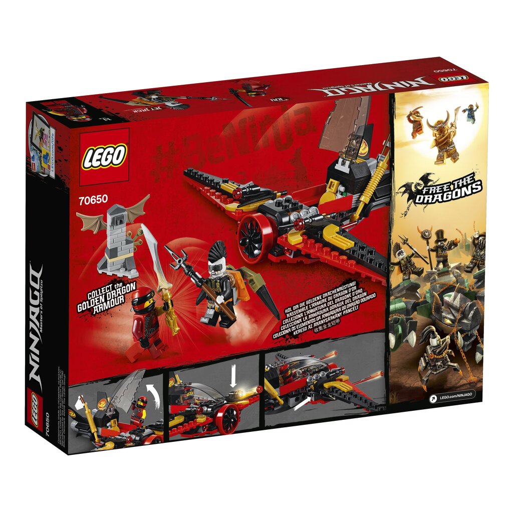 70650 LEGO® NINJAGO Eriotstarbeline tiib hind ja info | Klotsid ja konstruktorid | kaup24.ee