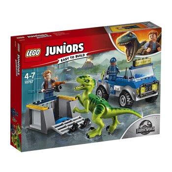 10757 LEGO® JUNIORS Päästeauto Velociraptor hind ja info | Klotsid ja konstruktorid | kaup24.ee