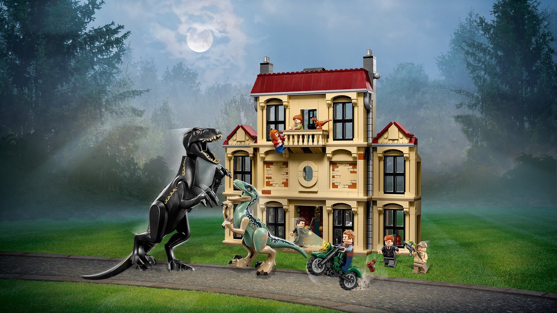 75930 LEGO® JURASSIC WORLD Indoraptori märatsemine Lockwoodi kinnistul цена и информация | Klotsid ja konstruktorid | kaup24.ee