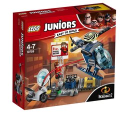 10759 LEGO® JUNIORS Elastiktüdruku tagaajamine katusel hind ja info | Klotsid ja konstruktorid | kaup24.ee