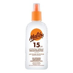 Päikesekaitse sprei Malibu SPF 15 200 ml hind ja info | Päikesekreemid | kaup24.ee