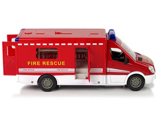 Kaugjuhitav tuletõrjeauto RC, punane hind ja info | Poiste mänguasjad | kaup24.ee