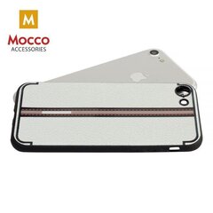 Kaitseümbris Mocco Trendy Grid And Stripes Silicone Back Case Apple iPhone X White (Pattern 3) цена и информация | Чехлы для телефонов | kaup24.ee