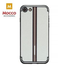 Kaitseümbris Mocco Trendy Grid And Stripes Silicone Back Case Apple iPhone X White (Pattern 3) hind ja info | Telefoni kaaned, ümbrised | kaup24.ee