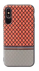 Mocco Trendy Grid And Stripes Силиконовый чехол для Apple iPhone 7 Plus / 8 Plus Красный (Pattern 2) цена и информация | Чехлы для телефонов | kaup24.ee