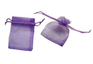 Мешочек из органзы/подарочный пакет, 7 х 8,5 см, 1 шт. цена и информация | Подарочные упаковки | kaup24.ee