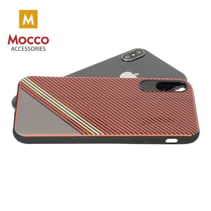 Kaitseümbris Mocco Trendy Grid And Stripes Silicone Back Case Apple iPhone 7 / 8 Red (Pattern 1) цена и информация | Telefoni kaaned, ümbrised | kaup24.ee