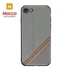 Kaitseümbris Mocco Trendy Grid And Stripes Silicone Back Case Apple iPhone 7 Plus / 8 Plus White (Pattern 1) hind ja info | Telefoni kaaned, ümbrised | kaup24.ee
