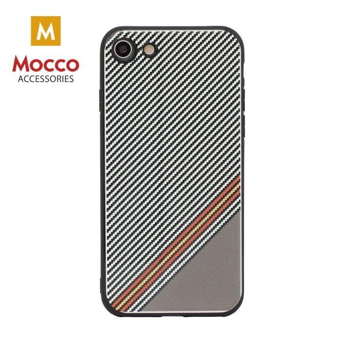 Kaitseümbris Mocco Trendy Grid And Stripes Silicone Back Case Apple iPhone 7 Plus / 8 Plus White (Pattern 1) цена и информация | Telefoni kaaned, ümbrised | kaup24.ee