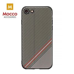 Kaitseümbris Mocco Trendy Grid And Stripes Silicone Back Case Apple iPhone X Brown (Pattern 1) hind ja info | Telefoni kaaned, ümbrised | kaup24.ee