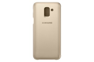 Samsung rahakoti kate EF-WJ600CF Galaxy J6 jaoks kuldne цена и информация | Чехлы для телефонов | kaup24.ee