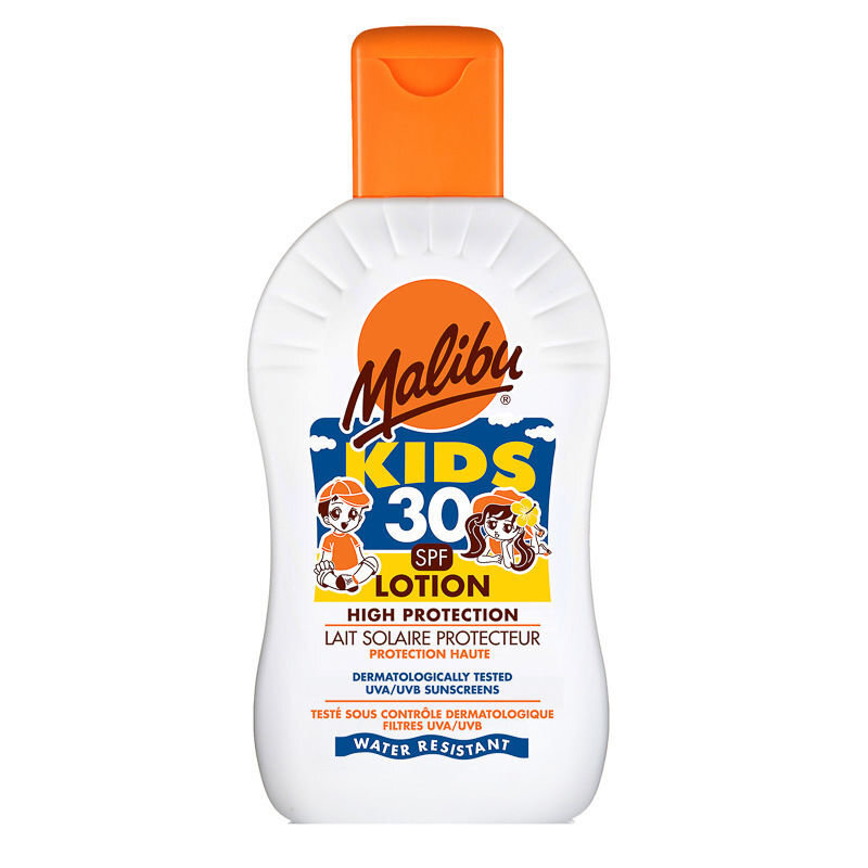 Päikesekaitsekreem lastele Malibu SPF 30 200 ml цена и информация | Päikesekreemid | kaup24.ee