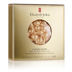 Восстанавливающая сыворотка для ежедневного применения Elizabeth Arden Ceramide Capsules, 45 шт цена и информация | Сыворотки для лица, масла | kaup24.ee