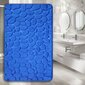 Vaip Memory foam Benedomo Deep blue, 60x100 cm hind ja info | Vannitoa sisustuselemendid ja aksessuaarid | kaup24.ee