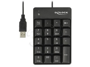 Delock 12481 цена и информация | Клавиатура с игровой мышью 3GO COMBODRILEW2 USB ES | kaup24.ee