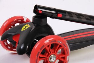 Tõukeratas Ferrari Twist 3W, must цена и информация | Самокаты | kaup24.ee