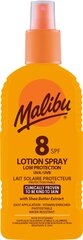 Солнцезащитный лосьон-спрей Malibu SPF 8 200 мл цена и информация | Кремы от загара | kaup24.ee