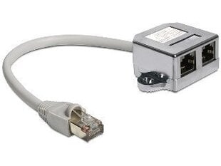 Delock kaabel RJ45 Port Doubler 1 x RJ45 plug > 2 x RJ45 jacks (2 x Ethernet) hind ja info | Delock Arvutid ja IT- tehnika | kaup24.ee