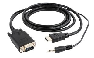 GEMBIRD A-HDMI-VGA-03-10M цена и информация | Адаптеры и USB-hub | kaup24.ee