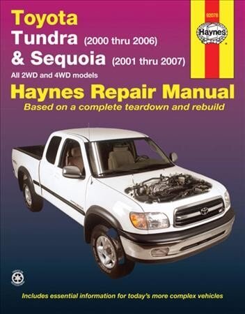Toyota Tundra & Sequoia 00-07: 00-07 цена и информация | Reisiraamatud, reisijuhid | kaup24.ee