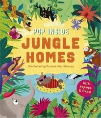 Pop Inside: Jungle Homes цена и информация | Книги для подростков и молодежи | kaup24.ee