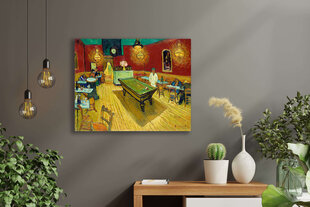 Reproduktsioon "Öine kohvik" (Vincent Van Gogh), 30x40 cm hind ja info | Seinapildid | kaup24.ee