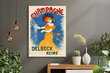 Vintage plakat Champagne, 59x84 cm (A1) hind ja info | Seinapildid | kaup24.ee