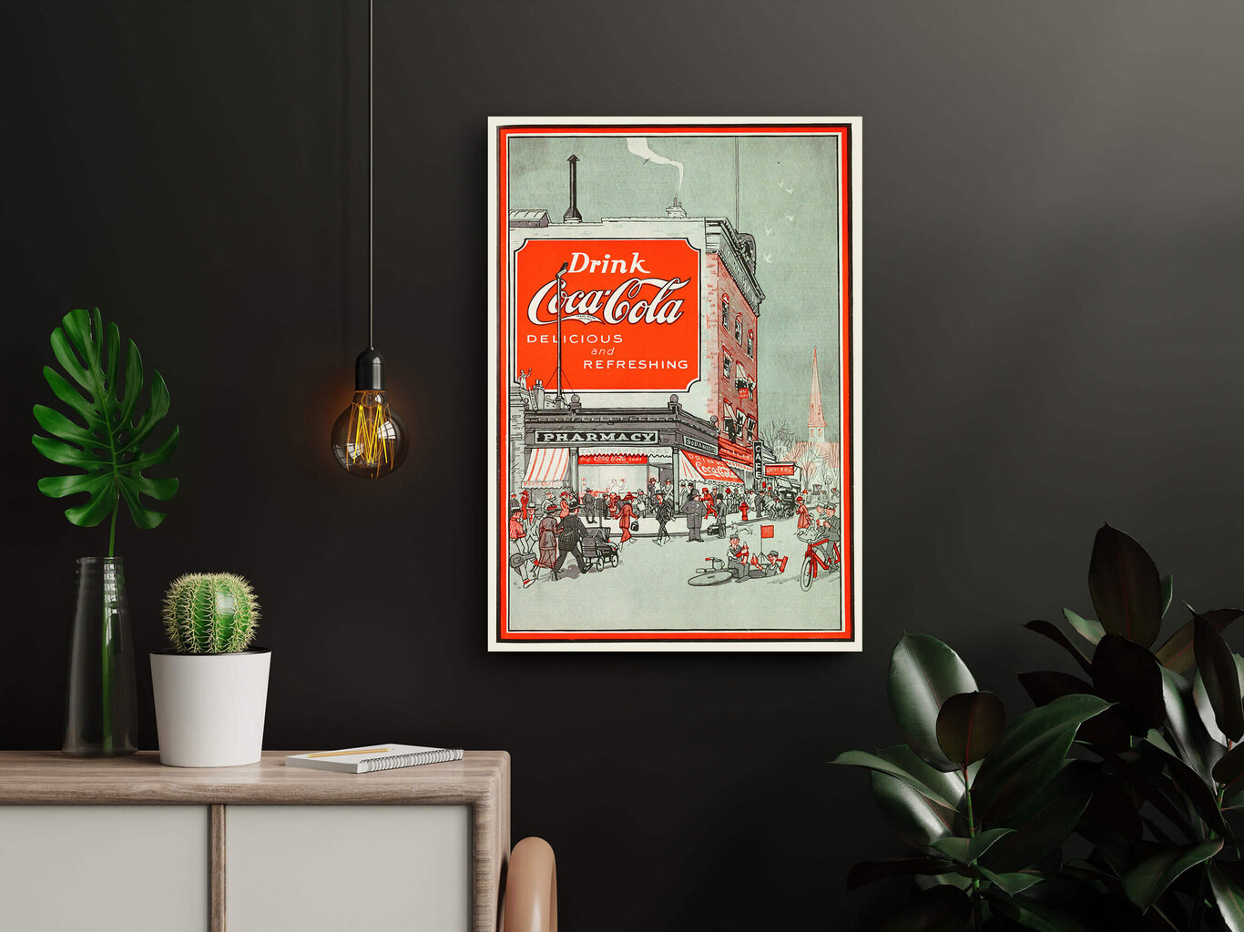 Vintage plakat Coca-Cola, 59x84 cm (A1) hind ja info | Seinapildid | kaup24.ee