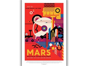 Plakat NASA: Marss, 59 x 84 cm (A1) цена и информация | Картины, живопись | kaup24.ee