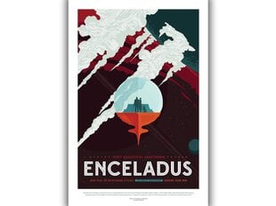 Plakat NASA: Enceladus, 59 x 84 cm (A1) hind ja info | Seinapildid | kaup24.ee