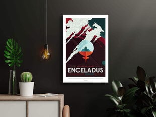 Plakat NASA: Enceladus, 59 x 84 cm (A1) hind ja info | Seinapildid | kaup24.ee