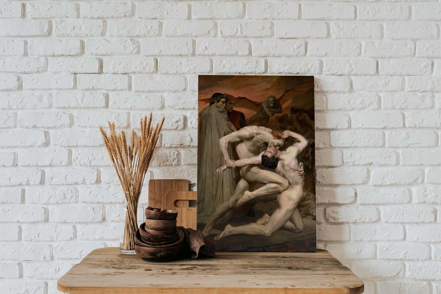 Reproduktsioon Dante ja Virgil (William-Adolphe Bouguereau), 30x40 cm hind ja info | Seinapildid | kaup24.ee