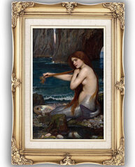 Reproduktsioon "Merineitsi" (John William Waterhouse), 30x40 cm hind ja info | Seinapildid | kaup24.ee