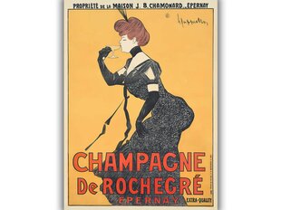 Винтажный плакат Шампанское от Рошегре, 42x59 см (А2), цена и информация | Картины, живопись | kaup24.ee