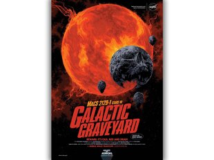 Плакат НАСА: Галактическое кладбище, 42 x 59 см (A2), цена и информация | Репродукции, картины | kaup24.ee