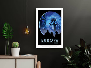 Plakat NASA: Euroopa, 42 x 59 cm (A2) hind ja info | Seinapildid | kaup24.ee