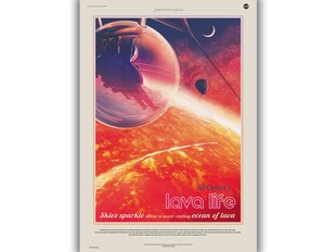 Plakat NASA: 55 Cancri e, 42x59 cm (A2) hind ja info | Seinapildid | kaup24.ee