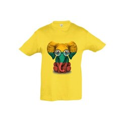 Детская футболка «Lithuanian baby elephant» цена и информация | Оригинальные футболки | kaup24.ee