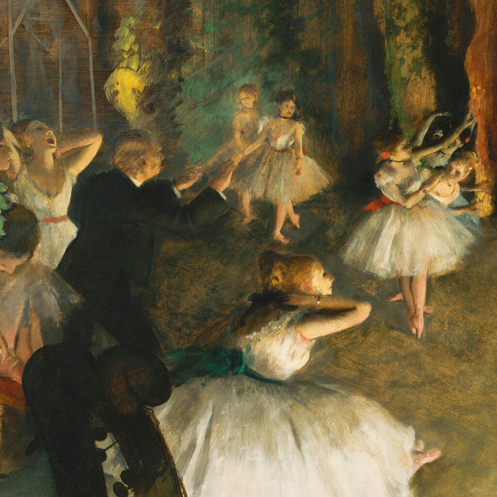 Reproduktsioon Balletiproov, Edgar Degas, 80x65 cm hind ja info | Seinapildid | kaup24.ee